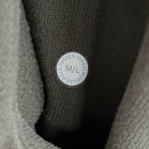 Lululemon Scuba Oversized Full-Zip Casual Hoodie Green Sz M/L - Picture 11 of 13